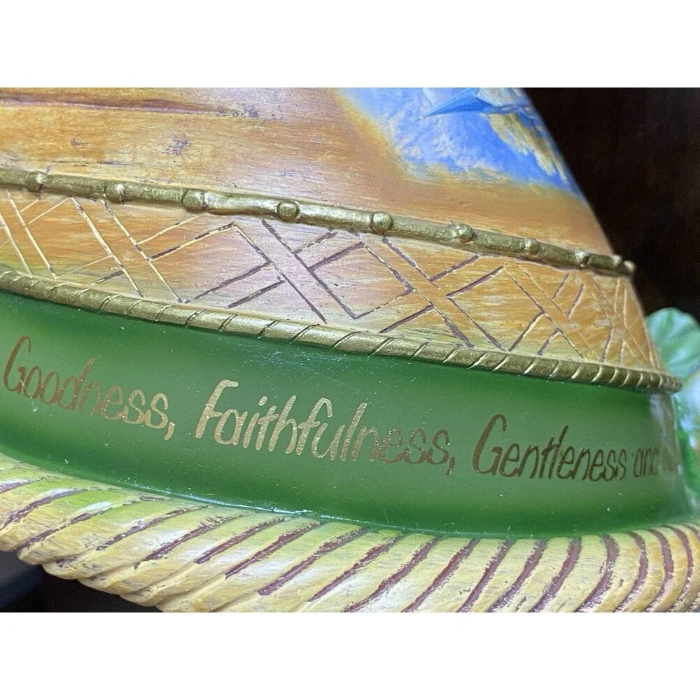 VTG Bradford Exchange Thomas Kinkade’s Fruit of the Spirit Cornucopia WITH COA